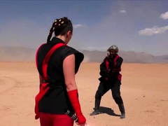 Busty Brunette Foot Fetish And Footjob In Nylons