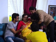 Amateur College Group Sex Session