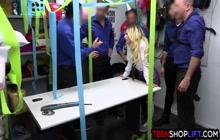 Recidivist Teen Thief Gangbang Fucked By LP Officers On Duty