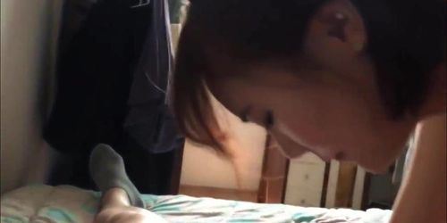 Asian Teen Blowing And Fucking