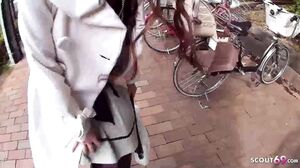 Petite Japanese Teen Seduce To Suck And Swallow Old Cock In Uncensored JAV Porn By Stranger