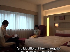 Mature Japanese Wife Strips Naked For JAV Debut