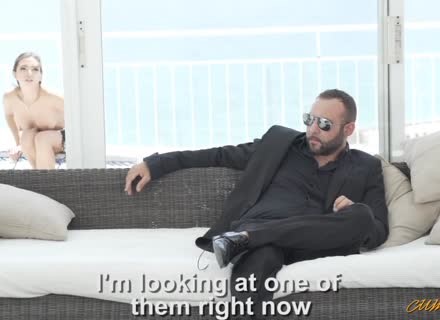 Amazing Busty Latina Gets Fucked In Her Shaved Pussy