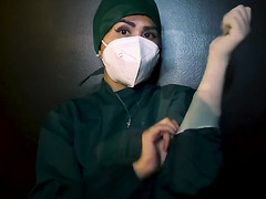 Asian Nurse In Latex Gloves Is Going To Examine Your Anal Hole