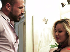 Whore Wife Lana Violet Fucks Her Lover On A Vacation Her Hubby Paid For