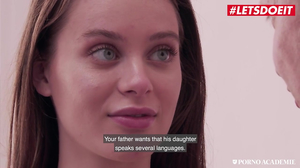 Pervert Language Teacher Drills His Teen Student Hard   Letsdoeit