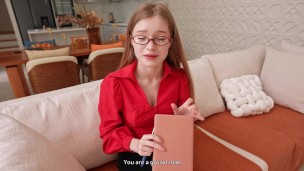 Fuck Me If You Pass The Exam! Horny Teacher Keeps Promise And Fucks Student With CreamPie!