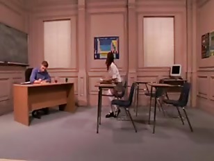 Seduces Teacher In Study Hall