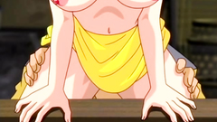 Big Breasted Redhead Housewife Rides Cock