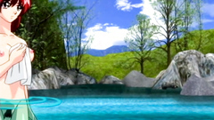 Big Breasted Redhead Housewife Rides Cock