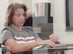 Steamy Brunette Teacher Cheats On Her Hubby With Young Student