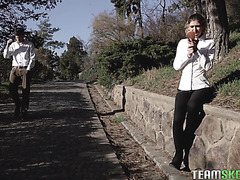 College Nerd With Braces Candice Demellza Hooks Up With Teacher