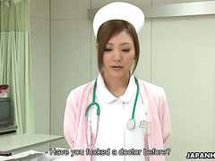Nurse Mio Kuraki Lets A Patient To Play With Her Ass And Toy Her Hairy Cooch