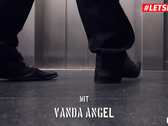 Office Hard Fuck With A Hot Brunette In High Heels On The Table