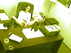 Horny Secretary In The Office