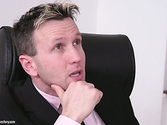 Linda Moretti Wants Her Handsome Boss Fuck Her In The Ass Right In The Office