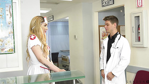 Kinky Transsexual Nurse Angelina Please Dreams About Riding Her Patient