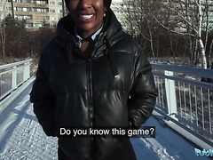 POV: Lusty Josy Black Wants To Ride Public Agent’s Big White Cock