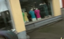 German MILF POV Fucked In Public Toilet