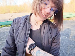 Passionate Public Sex With A Cute Girl Who Doesn’t Mind Getting A Creampie At All.