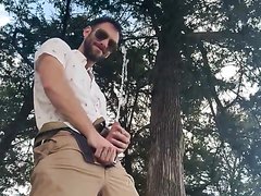 Hard Cock Outdoor Piss
