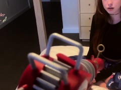 Hot Russian Chick Begs For Creampie Before Class, Best