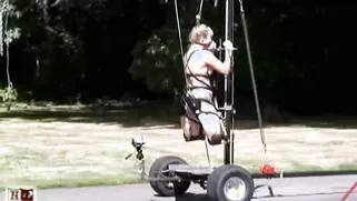 Outdoor Humiliation In Inescapable Bondage