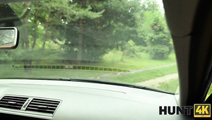 Petite Brunette Stunner Takes Massive Cock Deep Outdoors On Bench