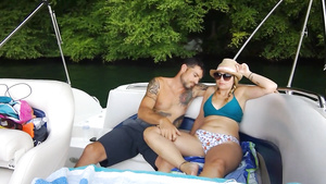 Public Amateurs Love Making Fun On Boat Public Voyeur Part1