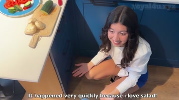 Sexy Teen Hot Anal Fuck On The Kitchen Table