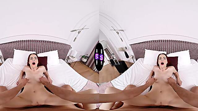 Teen Sirena Devours Giant Cock In HD VR