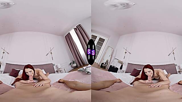 Teen Sirena Devours Giant Cock In HD VR